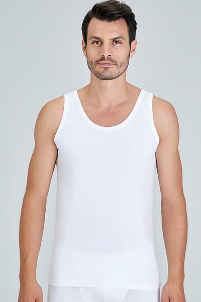 Kom Ανδρικό εσώρουχο 2 τεμαχίων White Scott Cotton Modal Lycra