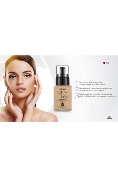 Farmasi Vfx Pro Camera Ready Foundation 08 - Comfortable and Stylish Design