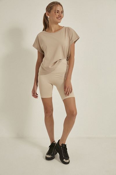 EliteWomans Seamless Women's Corset - Nude, Long Leg