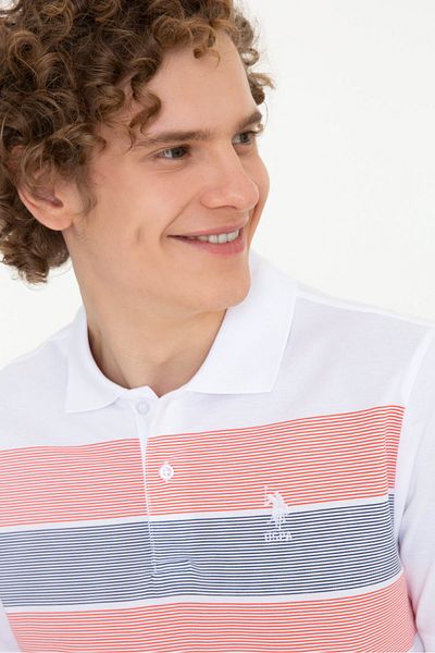 U.S. Polo Assn. Tricou roșu pentru bărbați