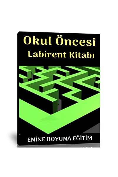 Enine Boyuna Eğitim Preschool Maze Book