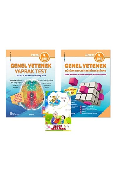 Ata Yayıncılık Ata 4.sınıf Genel Yetenek Yaprak Test+genel Yetenek Düşünce Becerilerini Geliştirme