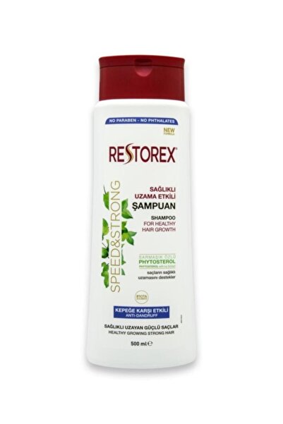 Restorex Sağlıklı Uzama Etkili Kepeğe Karşı Etkili Şampuan 500 ml