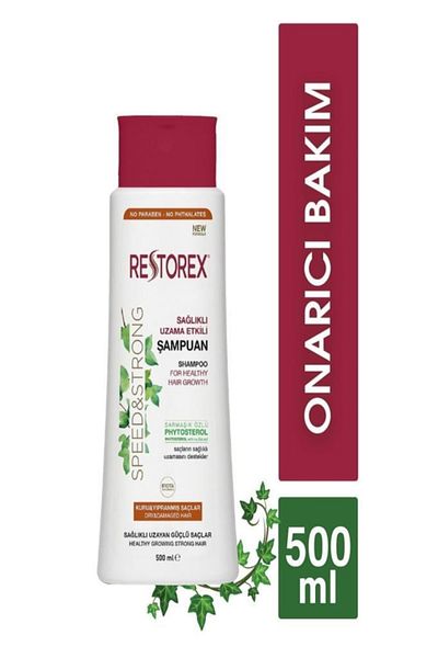 Restorex 500 ml Dry Damaged Shampoo with Healthy and Extension Effect