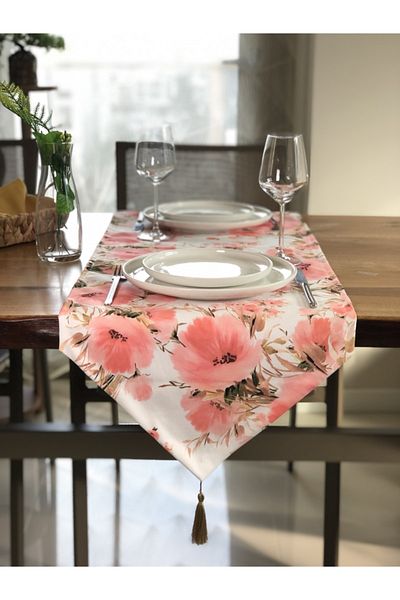 desen izmir Export Surplus, Romantic Pattern Runner