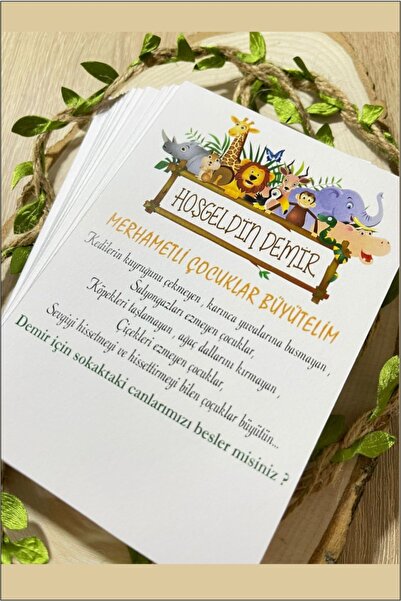 EtiketShop Mama Hediyelik Kartı 45 Adet