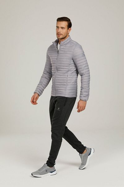 lumberjack 101044988   Sn21 Perry Coat Ανδρικό Παλτό - Γκρι