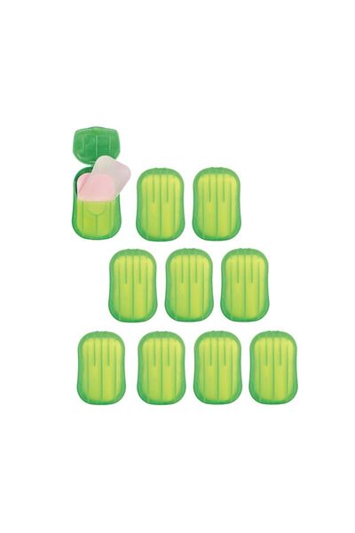 ERA SABUN Paper Soap 10 Pack Perfumed 200 Washes Green
