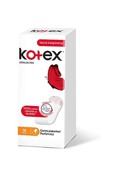 Kotex 18-Piece Thin Daily Pad Perfume-Free Set