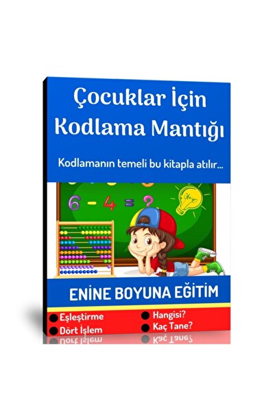 Enine Boyuna Eğitim Coding Logic Set for Kids (2 Books)