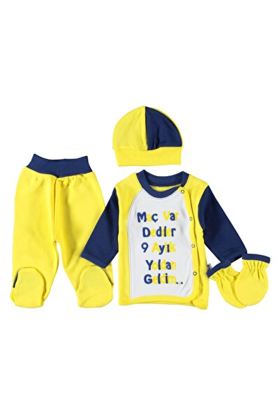Tılmaç 4-Piece Fan Baby Newborn Bodysuit Set