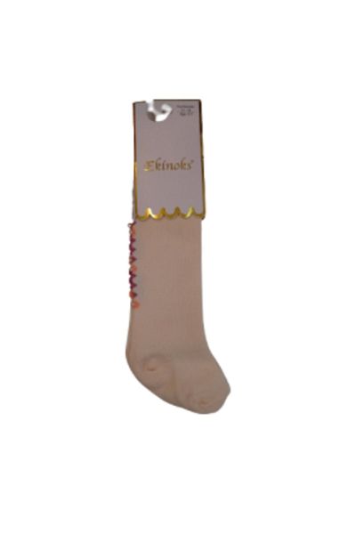 Ekinoks Girl's Scented Powder Back Pearl Girl's Pantyhose 0-1 Years