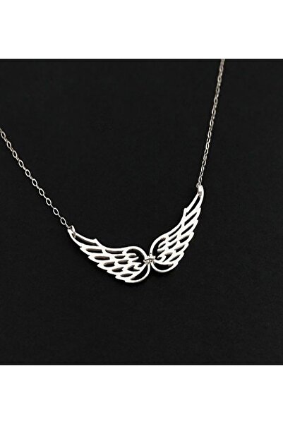 Dmn telkari Silver Melek Kanadı Model Gümüş Kolye