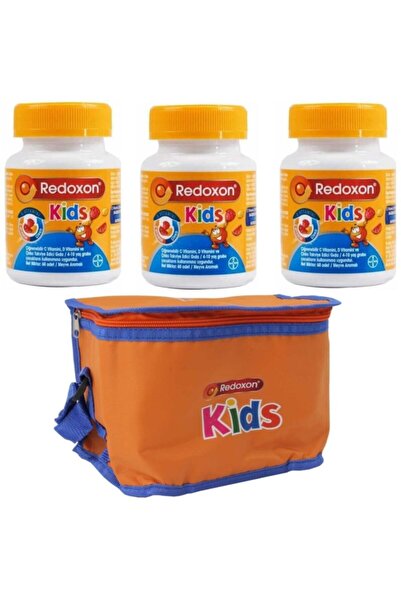 Redoxon Kids 60 Çiğnenebilir Tablet 3 Adet + 1 Adet Termos Çanta Hediye