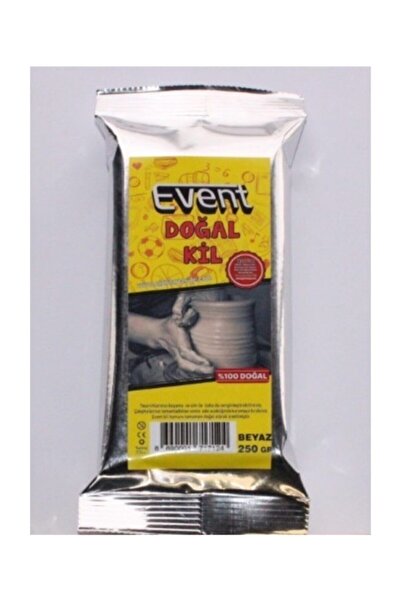 Joy and Toys 250gr Seramik Hamuru Beyaz Kil Çömlek Heykel Model Eğitici Çamur...