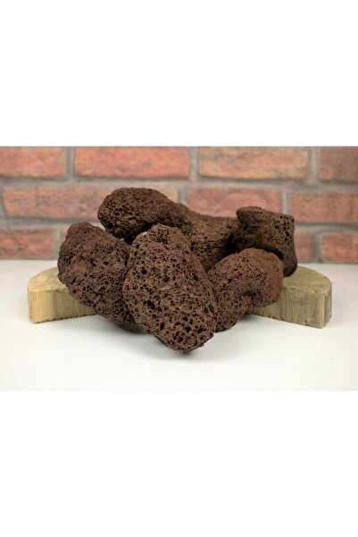 Asenya Akvaryum Taşı 3 Kg 10-20 Cm Kırmızı Pomza Dekoratif Pomza Taşı Ponza V...