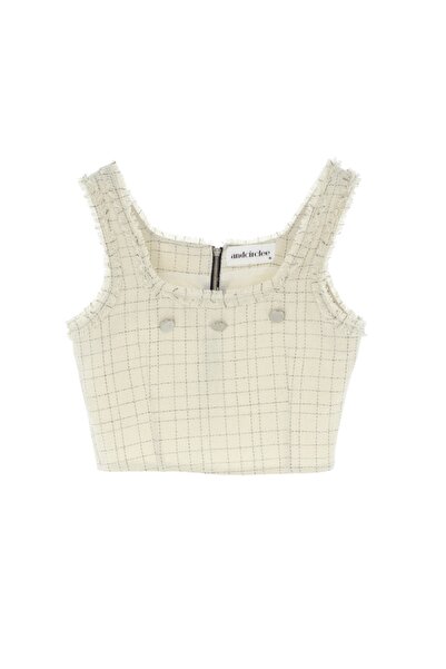 Andcirclee Bej Tüvit Büstiyer