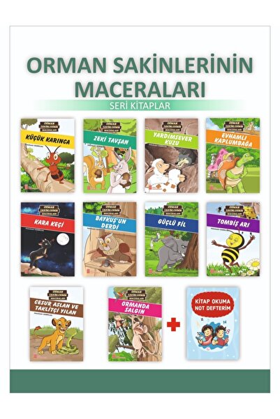 Ata Yayıncılık 2.sınıflar Için Orman Sakinlerinin Maceraları + Kitap Okuma No...
