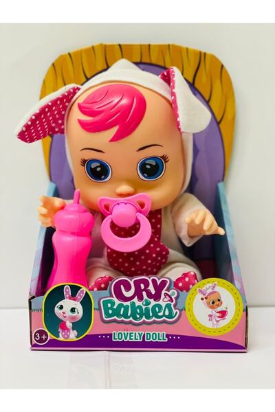 Cango Cry Babies Ağlayan Bebekler Sesli Emzikli Oyuncak Et Bebek