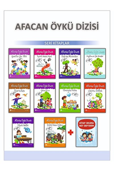 Ata Yayıncılık 2.sınıflar Için Afacan Öykü Dizisi + Kitap Okuma Not Defteri