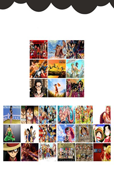 PrimeShoping أنيمي - قطعة واحدة - مجموعة بطاقات الصور