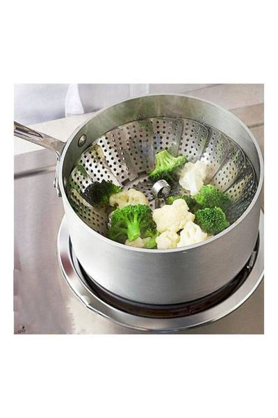 Kaşbaşı Home Vegetable Cooking and Boiling Foldable Steaming Apparatus