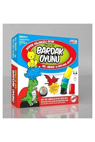 Elif Ans Renkli Ve Hızlı Pratik Bardak Oyunu