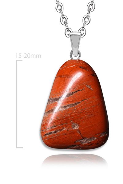 Tesbih Atölyesi Raw Colored Jasper Stone - Certified Unshaped Necklace
