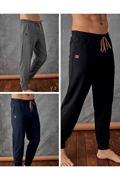 KLY PİJAMA 183r Kly Φούτερ με μονό κάτω μέρος με ραβδώσεις-183r-μαύρο