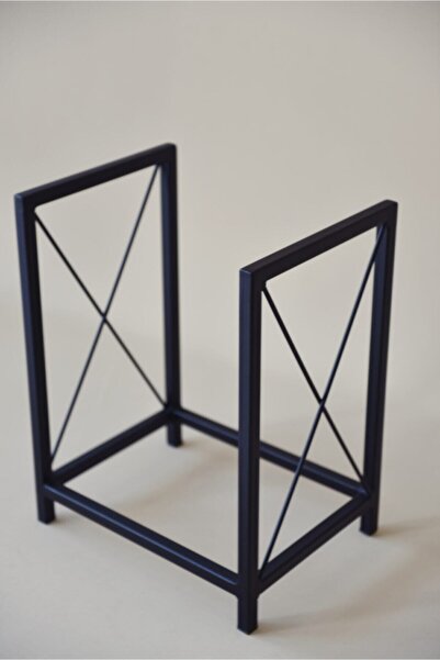 Genel Markalar Dekoratif Şömine Yanı Metal Odunluk