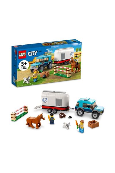 LEGO City Horse Transport Vehicle 60327 - Age 5 and Up (196 Pieces)