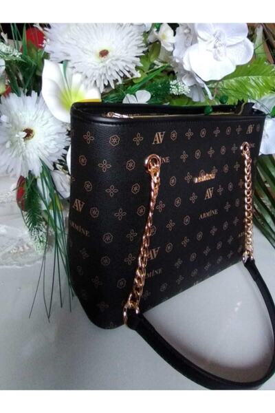 Armine حقيبة نسائية سوداء مطبوعة تريند 271