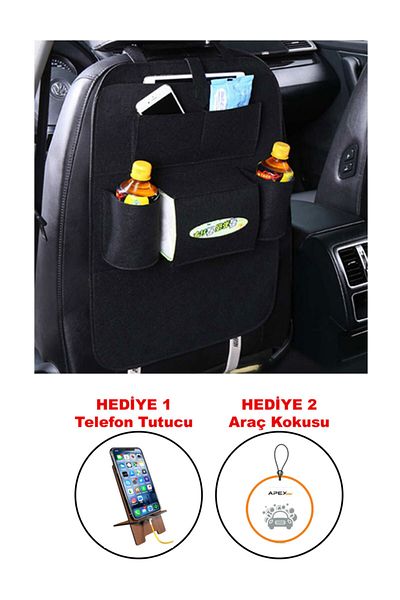 Apex In-Car Seat Back Storage Organizer Pocket Bag Car Auto Travel Organizer Collector Felt