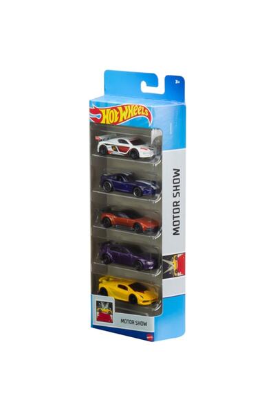 HOT WHEELS 5'li Araba Seti Motor Show