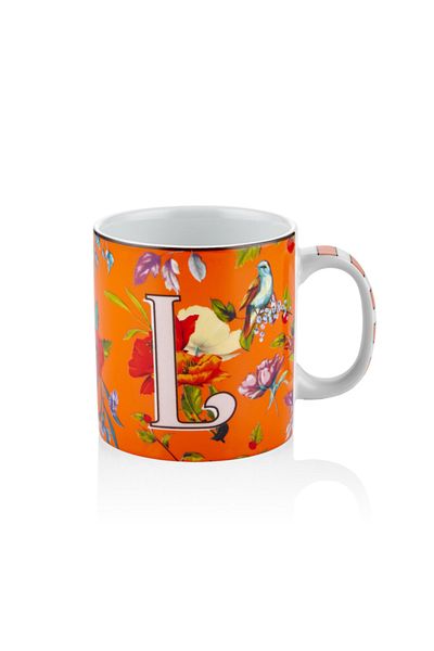 The Mia Floragram Cup Letter L