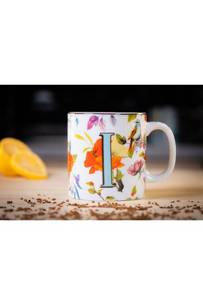 The Mia Floragram Mug -i-letter