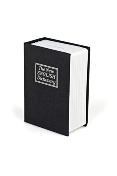 Alfamarketing Kitap Şeklinde Gizli Kasa Hırsız Kilitli Sözlük Para Kumbarası