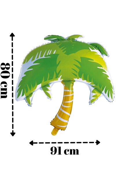 ELGALA بالون هيليوم من رقائق الفويل مع شكل شجرة النخيل