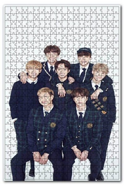 Cakapuzzle Bts Korean Teens Happiness Pose 1000 Piece Puzzle Jigsaw Puzzle Mdf Wooden
