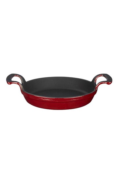 Lava 16 cm Red Cast Iron Sahan with Handle