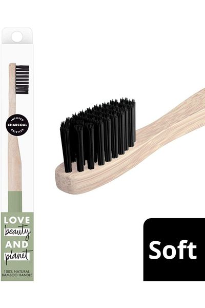 Love Beauty and Planet Soft Vegan Toothbrush with Green Bamboo Handle