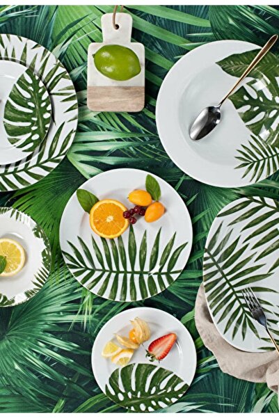 Porland Botanik 32 Parça Porselen Yemek Takımı 04por033319