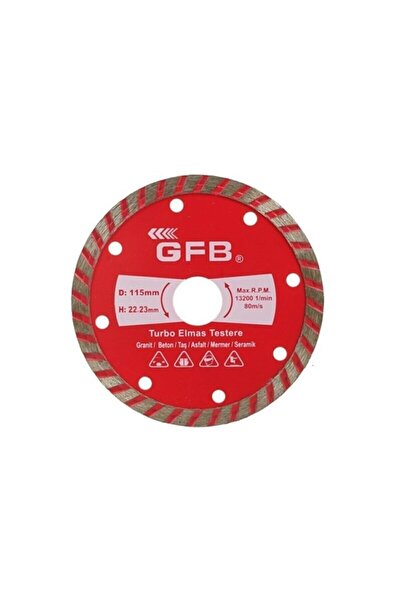 Genel Markalar Turbo Elmas Mermer - Granit Kesici 115 Mm
