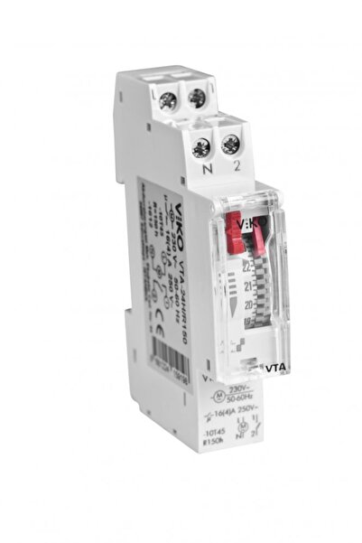 VİKO Modüler Zaman Saati Analog Günlük 100 Saat Rezervli VTA-24H/R100