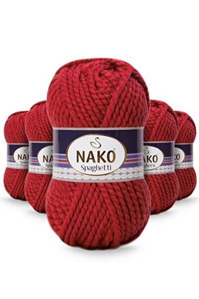 NAKO Spaghetti 3630 | Winter Yarn Woolen | 5 pieces