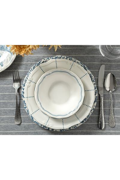 English Home Zebra Porselen Kase 17 Cm Mavi