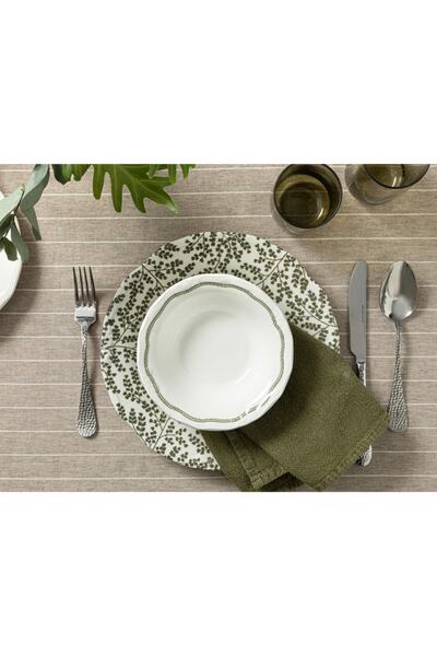 English Home Deer Porselen Kase 17 Cm Yeşil