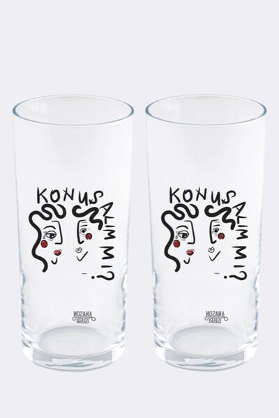 Anason İşleri Lets Talk?Raki Glass Set of 2