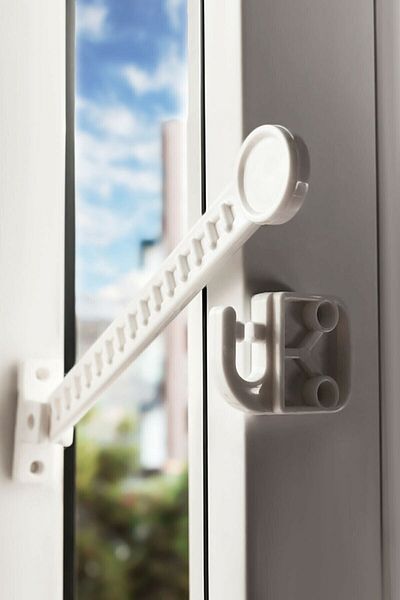 Baby Lock 4 Pieces Window Lock - Adjustable Child Baby Safety Window Lock