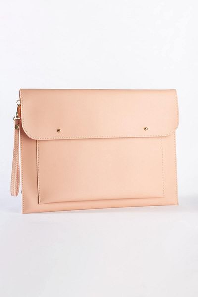 DK LEATHER حقيبة كمبيوتر محمول متوافقة مع جهاز Macbook Air Pro 13 مقاس 13.3 مقاس 14 بوصة باللون الوردي للنساء، وحقيبة كمبيوتر محمول وحقيبة